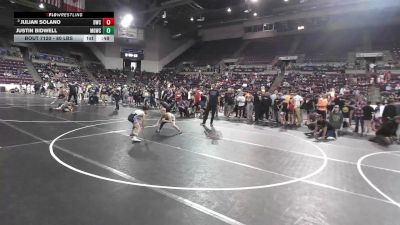 80 lbs Quarters - Justin Bidwell, Mountain Grapplers Wrestling Club vs Julian Solano, Duran Wrestling Club