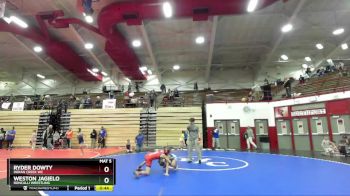 55-61 lbs Round 3 - Weston Jagielo, Roncalli Wrestling vs Ryder Dowty, Indian Creek WC