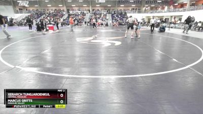 157 lbs Cons. Round 1 - Xerarch Tungjaroenkul, Central Missouri vs Marcus Gritts, Missouri Valley