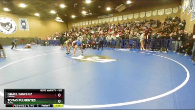 157 lbs Champ. Round 3 - Israel Sanchez, Exeter vs Tomas Fulgentes, Royal