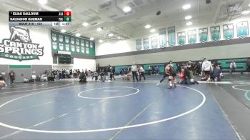 150 lbs Champ. Round 2 - Salvador Guzman, Pacifica/Oxnard vs Elias Salloum, Ayala