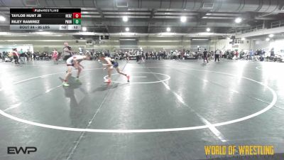 95 lbs Consi Of 16 #1 - Taylor Hunt Jr, Nebraska Boyz vs Riley Ramirez, Pounders WC