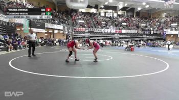 170 lbs Champ. Round 1 - Jaelene Vestal, Leoti Wichita County HS vs Harlie Owings, Eureka HS