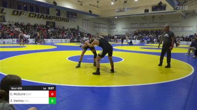 147 lbs Consi Of 16 #1 - Clayton McGuire, South Anchorage (AK) vs Zane Vanhoy, Silverado (NV)