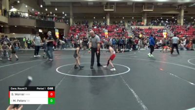 49 lbs Cons. Round 3 - Maverick Peters, Triumph vs Grayson Werner, Nebraska Wrestling Academy