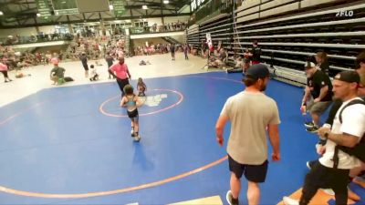 52-57 lbs Round 5 - Rosie Turner, Zero Fox Wrestling vs Khloe Mccaslin, Sandwich Wrestling Club