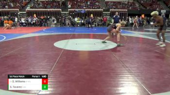 145 lbs 1st Place Match - Grayson Williams, American Falls High School Wre vs Sione Tavarez, Upper Valley Aces