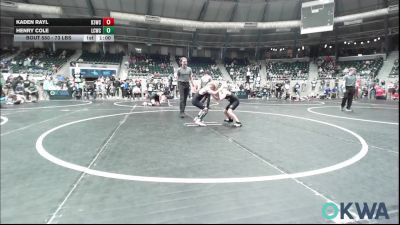 73 lbs Semifinal - Kaden Rayl, D3 Wrestling Cluib vs Henry Cole, Lincoln Christian