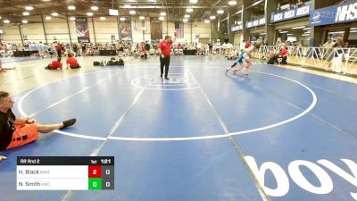 106 lbs Rr Rnd 2 - Hayden Black, 84 Athletes Black vs Noah Smith, Kraken