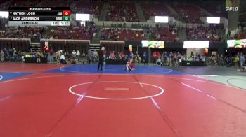 85 lbs Semifinal - Kayden Loch, Lights Wrestling Club vs Jace Anderson, Moorcroft Mat Masters