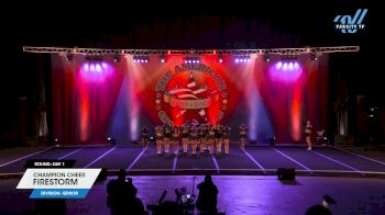 Champion Cheer - Firestorm [2025 L4 Senior Day 1] 2025 The American Legacy Fort Worth Nationals
