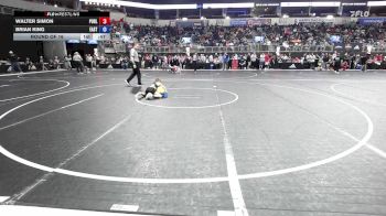58 lbs Round Of 16 - Walter Simon, Purler Wrestling Academy vs Brian King, East Kansas Eagles