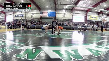 130 lbs 1st Place Match - Makayla Power, Shadow Ridge vs Isabella Casprowitz, Chaparral