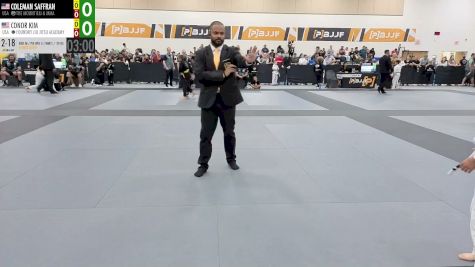 Coleman Saffran vs Conor Kim 2026 PBJJF Pan American Jiu-Jitsu Championships