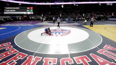I-126 lbs Cons. Round 4 - Cael Bruce, Baldwinsville vs Carlos Salazar, Hewlett