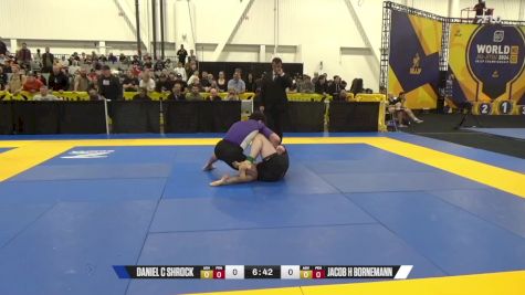 Jacob H Bornemann vs Daniel C Shrock 2024 World IBJJF Jiu-Jitsu No-Gi Championship