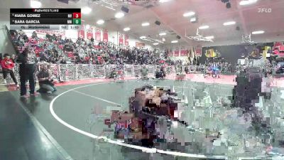 140 lbs Quarterfinal - Kiara Gomez, Murrieta Valley vs Sara Garcia, Murrieta Mesa