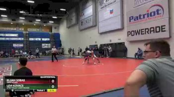 197 lbs Quarterfinal - Elijah Sobas, Unattached vs Levi Kovacs, Utah Valley-Unattached