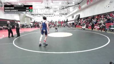 126 lbs Consolation Bracket - Joshua Leverett, Mountain Range vs Kaden Cruz, Chaparral