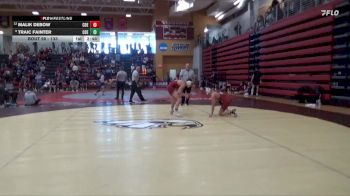133 lbs Cons. Round 2 - Traic Fainter, Coe vs Malik DeBow, Coe
