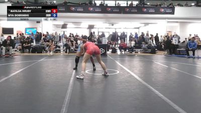 69 kg Semis - Matilda Hruby, Brighton Wrestling vs Mya Dobrinski, Stillwater High School Wrestling