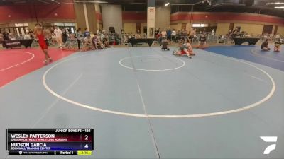 126 lbs Cons. Round 4 - Wesley Patterson, Ohana Northeast Wrestling Academy vs Hudson Garcia, Rockwall Training Center