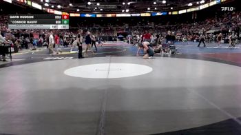 6A 165 lbs Cons. Round 1 - Connor Hauff, Meridian vs Gavin Hudson, Borah
