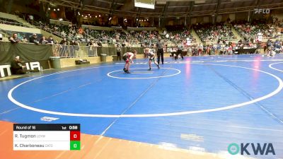 70 lbs Round Of 16 - Ray Tugmon, Locust Grove Youth Wrestling vs Karter Charboneau, Catoosa Youth Wrestling
