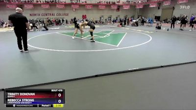 145 A Cons. Round 2 - Trinity Donovan, Quincy vs Rebecca Strong, Lindenwood University