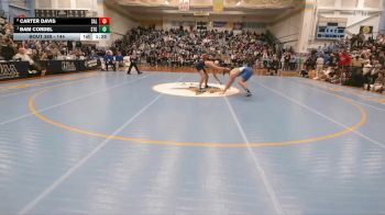 144 lbs 1st Place Match - Bam Cordel, St Georges Tech HS vs Carter Davis, Salesianum
