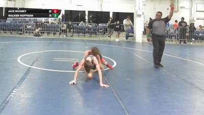 85 lbs Semifinal - Jace Rooney, NY vs Walker Hoffman, PA