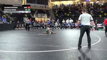 106 lbs Quarterfinal - Jackson Draheim, Waukee Northwest vs Nicholas Rubio, Iowa City, West