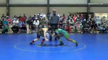 100 lbs Semifinal - Silas Royster, Oconee Youth Wrestling vs Miranda Lencrerot, The Glasgow Wrestling Academy