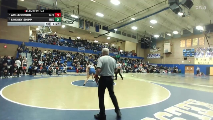170lbs Semifinal - Lindsey Shipp, Peninsula (Girls) vs Ari Jacobson ...