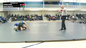 141 lbs Round 2 (8 Team) - Connor Babel, Muskegon Community College vs Devan Biersack, Bryant Stratton