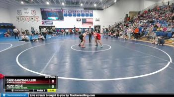 215 lbs Semifinal - Noah Ingle, Laramie Middle School vs Cade Ganzenmuller, Johnson Junior High