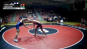 215 lbs 1st Place Match - Noah Layhue, Bethlehem Center Hs vs Logan Latimore, North East Hs