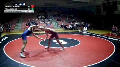 215 lbs 1st Place Match - Noah Layhue, Bethlehem Center Hs vs Logan Latimore, North East Hs