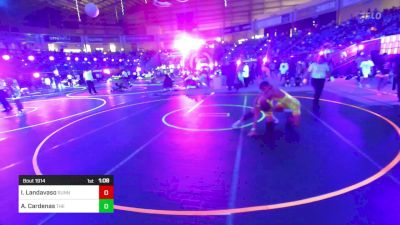 137 lbs Semifinal - Isaiah Landavaso, Sunnyside WC vs Apollo Cardenas, The Best Wrestler