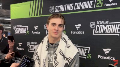 Porter Martone Talks Marc-André Fleury Pranks, The Pace Of His Game And More | NHL Scouting Combine