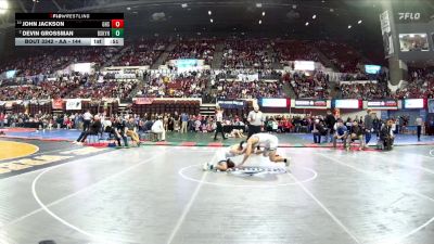 AA - 144 lbs Cons. Semi - John Jackson, Gallatin (Bozeman) vs Devin Grossman, Billings Skyview