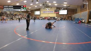 149 lbs Champ. Round 2 - Albert Ambriz, Arizona Christian University vs Tristen Brown, Doane