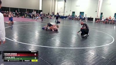 165 lbs Round 1 (10 Team) - Tyson Rice, Team Montana Willston vs Ethan Essick, Oswego High School