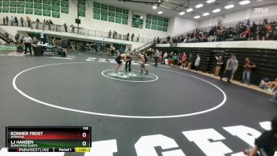 126 lbs Cons. Round 3 - Konner Frost, Riverton vs LJ Hansen, Burns/Pine Bluffs