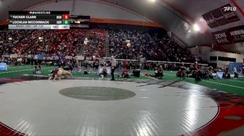 6A 132 lbs 5th Place Match - Tucker Clark, Rigby vs Lochlan McCormack, Capital
