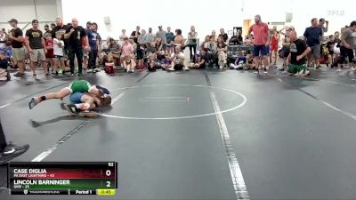 92 lbs Round 2 (4 Team) - Case Diglia, PA East Lightning vs Lincoln Barninger, OMP