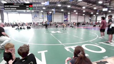120 lbs Rr Rnd 2 - Wyatt Shoemaker, Faith & Fellowship Wrestling Club vs Mason Gibson, Knights Wrestling Club-Red