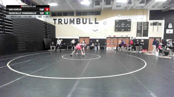 175 lbs Quarterfinal - Ian Karlin, Pomperaug/Watwn/Naug vs Marcello Tumminello, Ridgefield