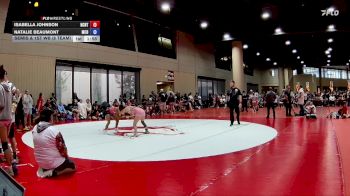 100 lbs Semis & 1st Wb (8 Team) - Isabella Johnson, NC National Team vs Natalie Beaumont, Mat Clash Beastin`