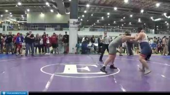 288 lbs Quarterfinal - Reagan Burgess, Liberty Christian Academy vs Clay Bachman, Mountain View HS